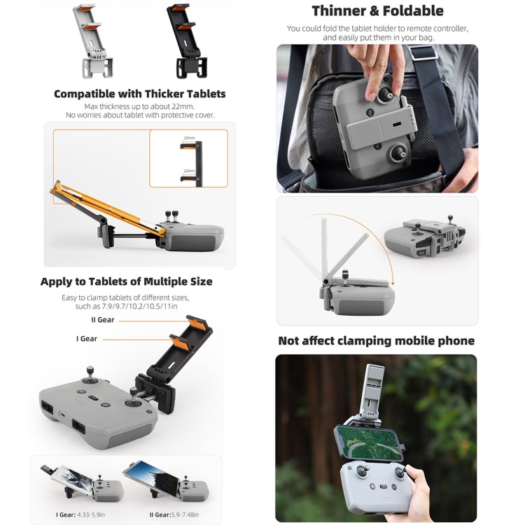 Sunnylife Remote Controller Tablet Holder Stand For DJI RC-N3 / RC-N2 / RC-N1 Sunnylife Remote Controller Tablet Holder Stand For DJI RC-N3 / RC-N2 / RC-N1